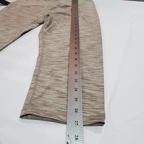 ODODOS Leggings Womens Size XL Heathered Brown Beige Cropped Workout Gym - Picture 9 of 10